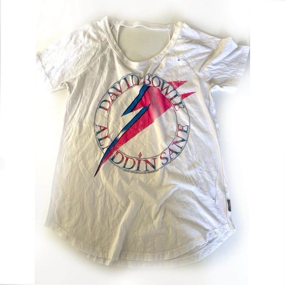 Trunk LTD, David Bowie white t-Shirt _M - Picture 3 of 8
